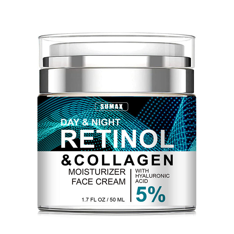 Advanced Retinol Collagen Cream For Face With 5 Hyaluronic Acid Anti-Aging Cream