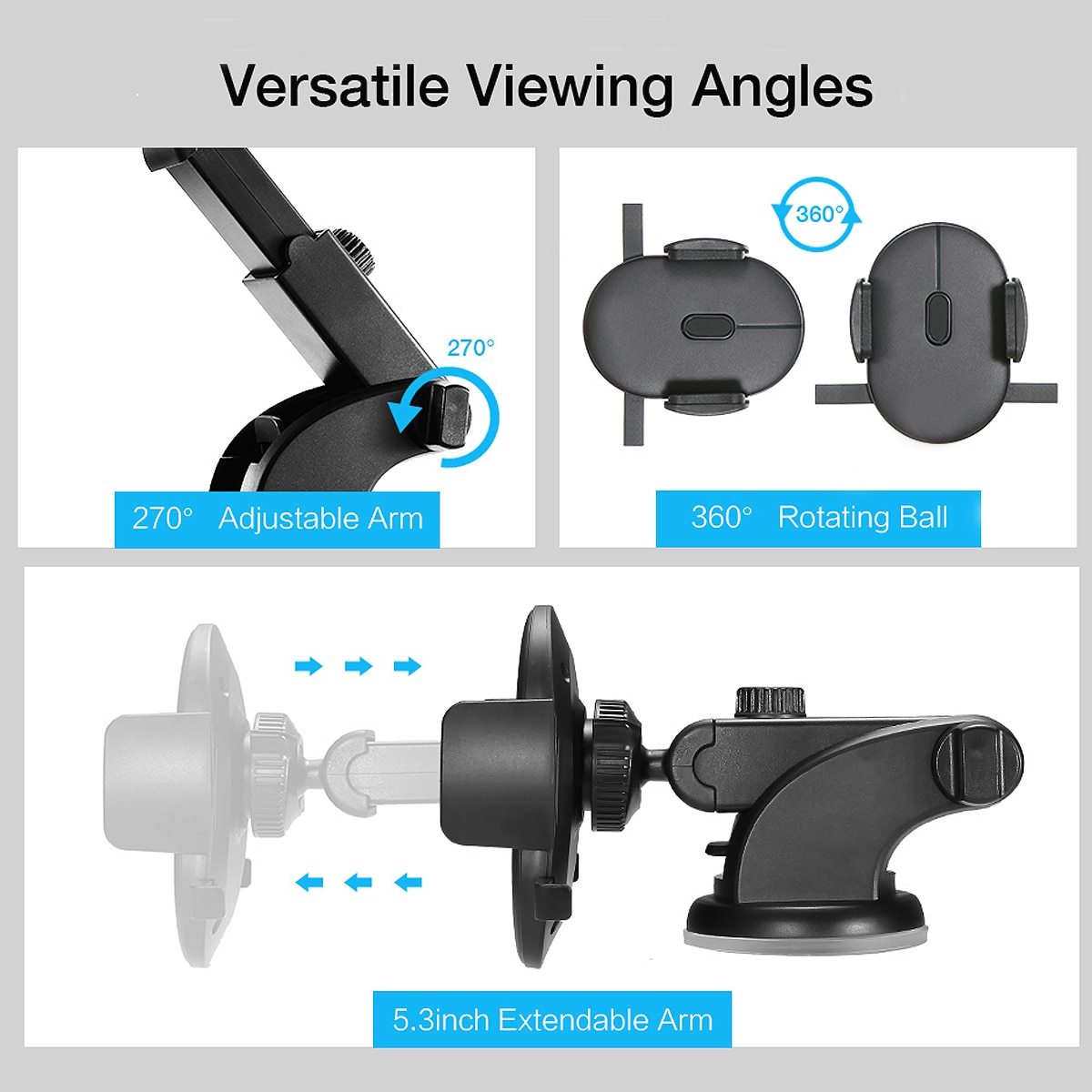 Car Phone Holder Long Rod