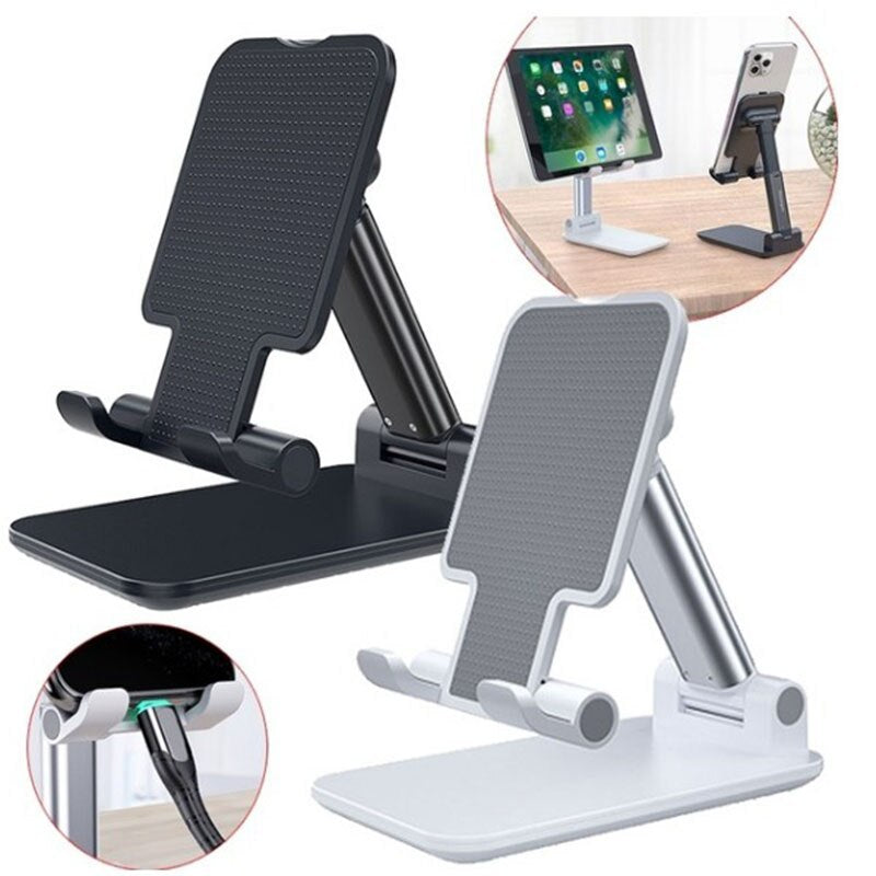 Metal Desktop Tablet Holder Table Cell Foldable Extend Support Desk Mobile