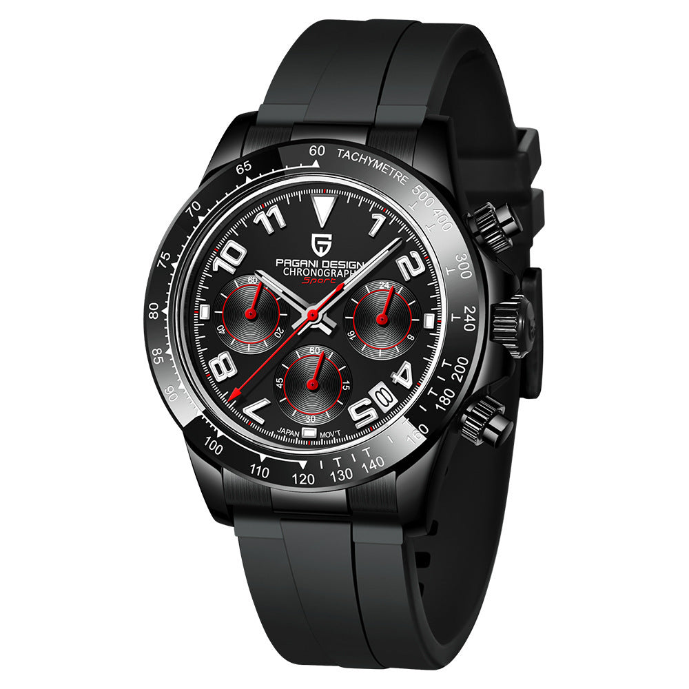 Men's Watches Quartz Multifunction Chronograph Trendy Men