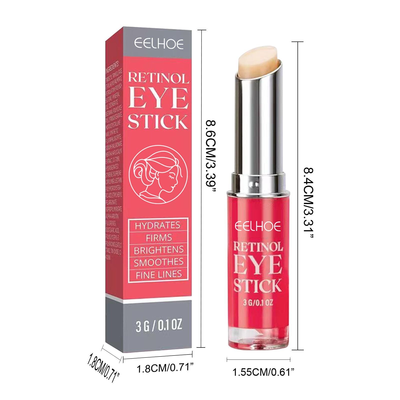 EELHOE Retinol Eye Cream Stick For Tightening Fine Lines