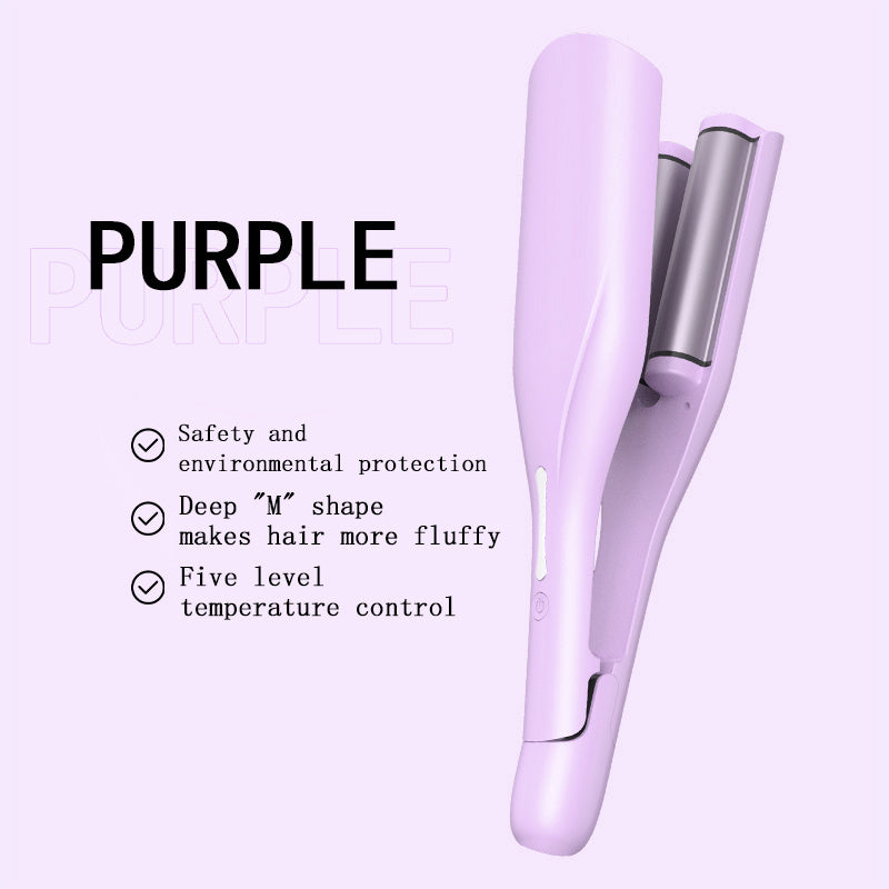 Romantic French Egg Curling Iron, Egg-Roll Hairstyle Water Ripple V-Shaped, Fast Heating, Adjustable Temperature, Hair Curler Crimper Styling Tools & Appliances With Multifunctions