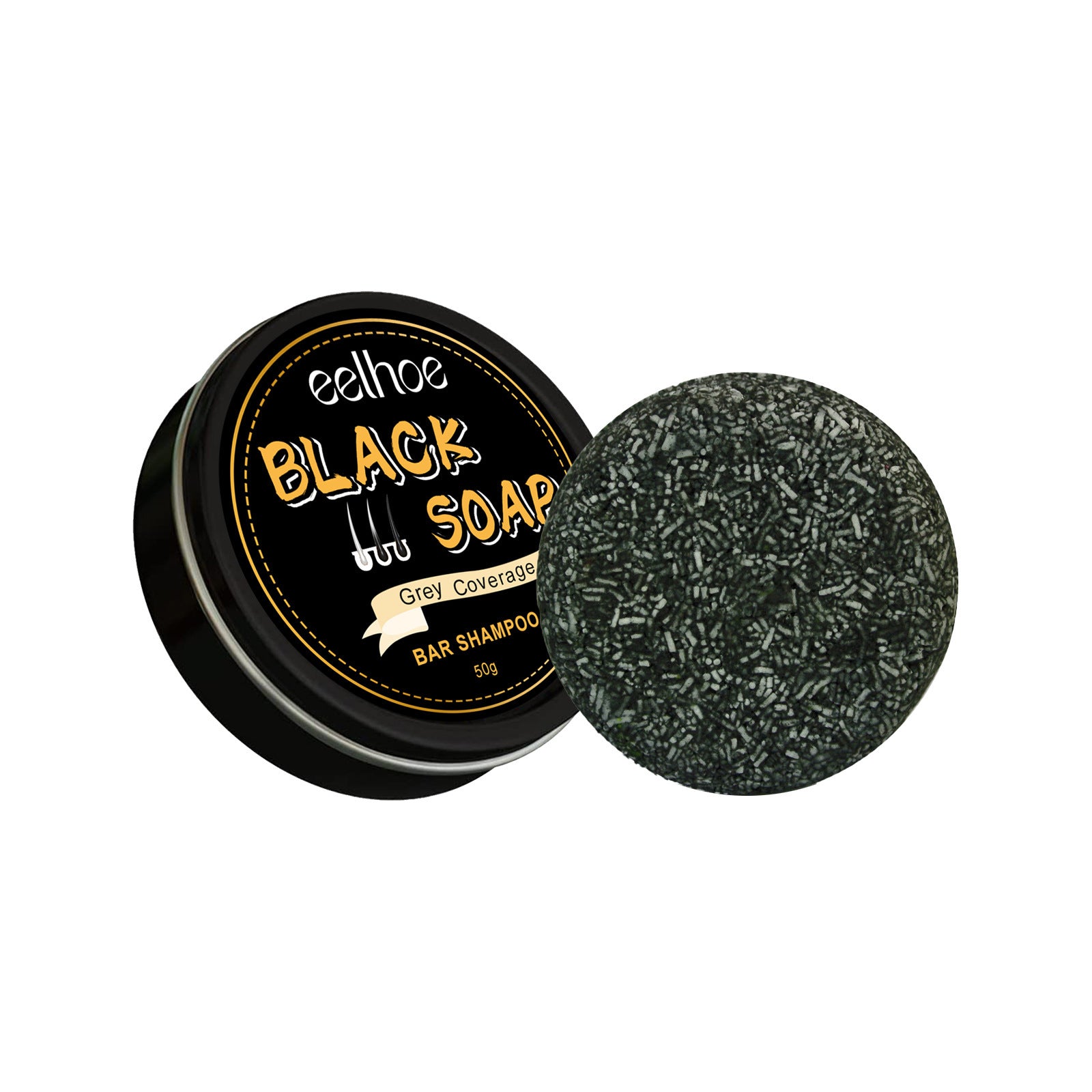 Black Hair Soap Gentle Moisturizing Clean Shampoo Soap