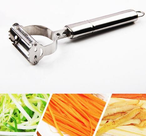 2 in1 Stainless Steel Potato Grater Julienne Peeler