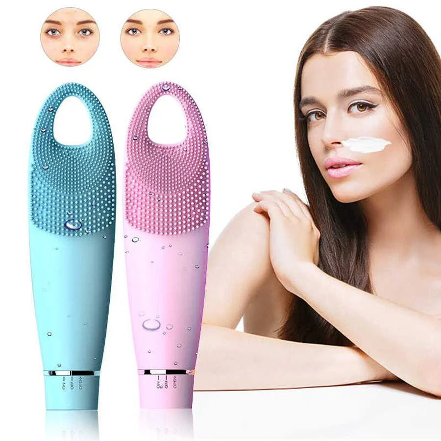 Brush Facial Cleansing Massager Anti-acne Exfoliating