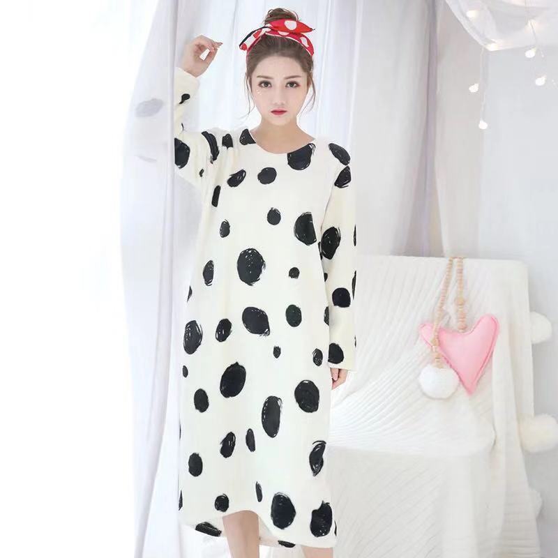 Autumn And Winter Pajamas Women Winter Flannel Pajamas Women