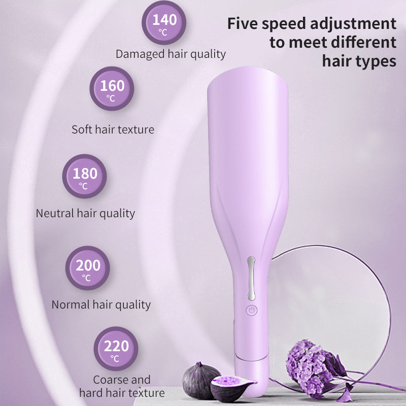 Romantic French Egg Curling Iron, Egg-Roll Hairstyle Water Ripple V-Shaped, Fast Heating, Adjustable Temperature, Hair Curler Crimper Styling Tools & Appliances With Multifunctions