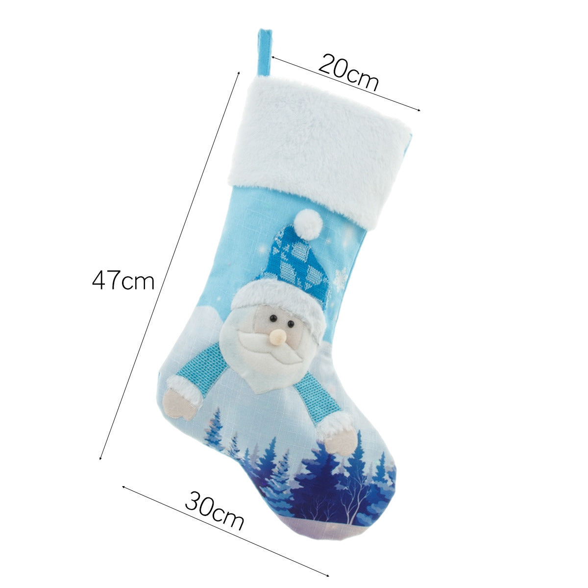 New Year Christmas Decor For Home Glowing Large Christmas Socks