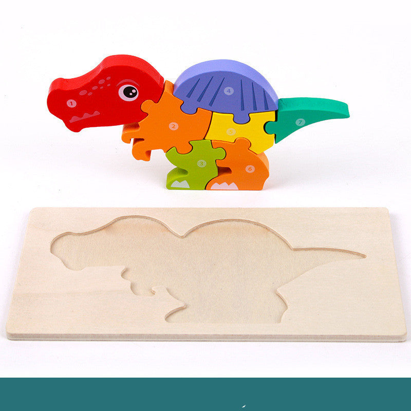 Children's Educational Toys Wooden Three-dimensional Montessori